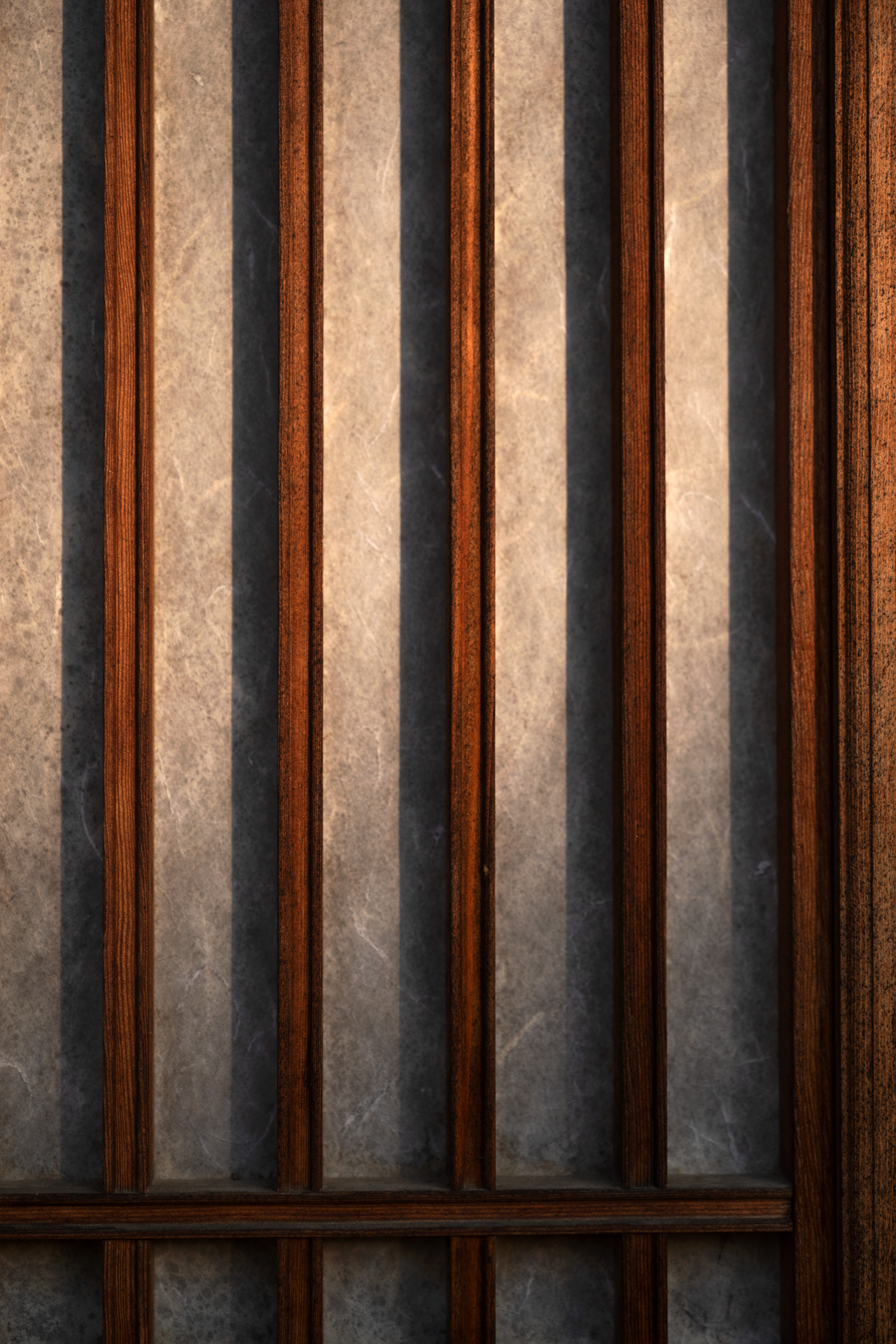 Korean wall close-up