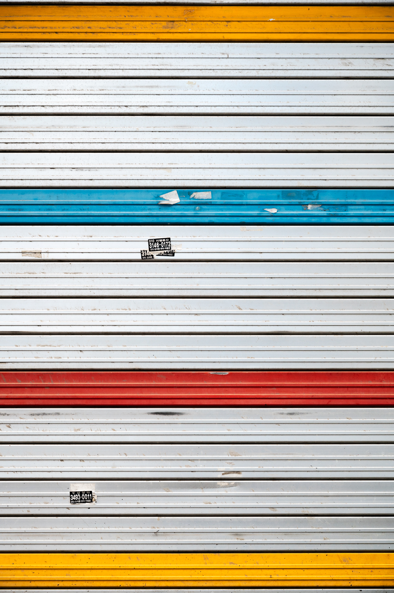 Korean wall close-up