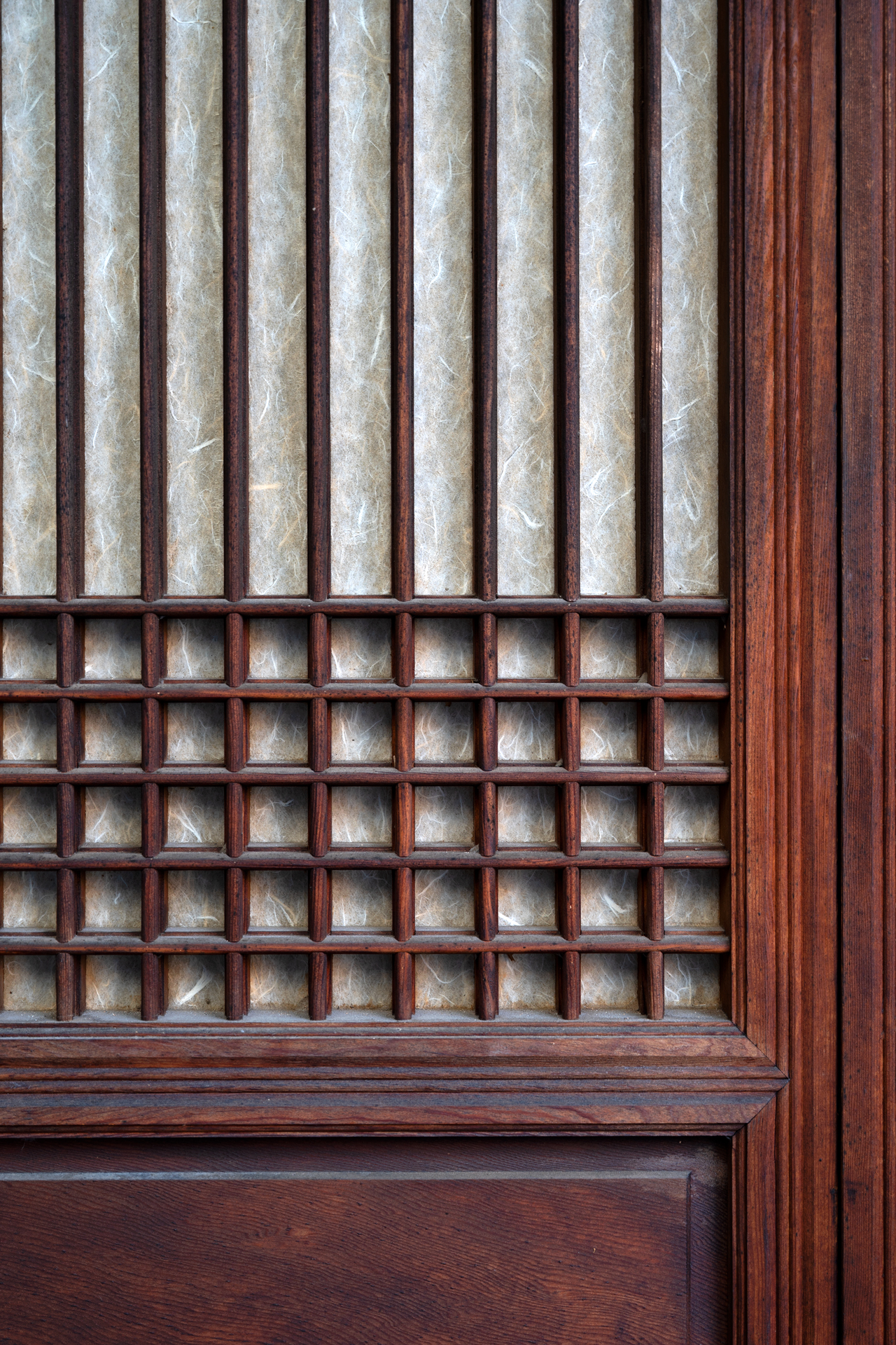 Korean wall close-up